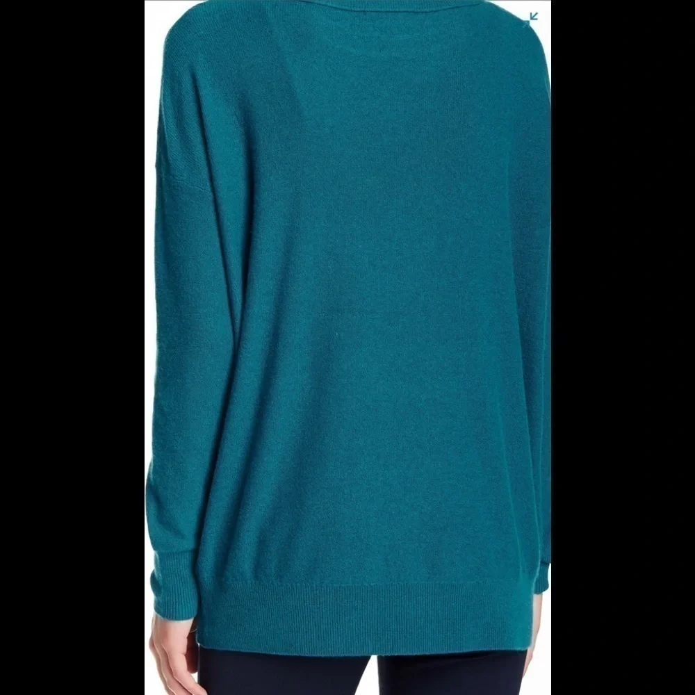 Vince Crewneck Cashmere Pullover Peacock​​​​​​​​​​